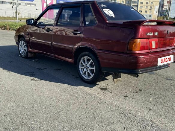 2004 Lada (ВАЗ) 2115, красный, 100000 рублей - вид 5