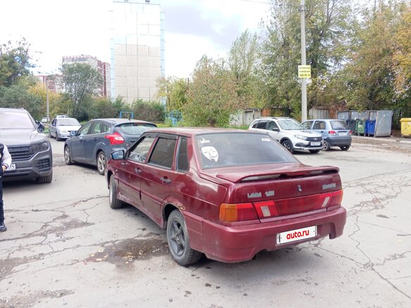 2004 Lada (ВАЗ) 2115, красный, 100000 рублей - вид 6