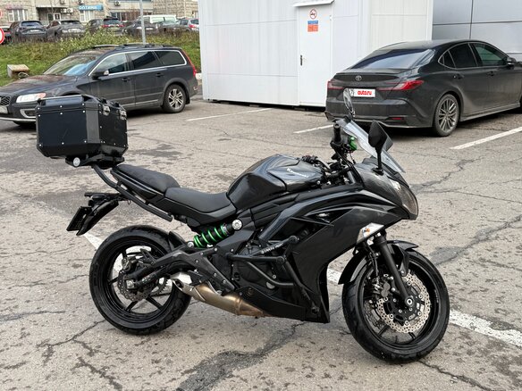 2016 Kawasaki ER-6F (Ninja 650R), чёрный, 500000 рублей - вид 3