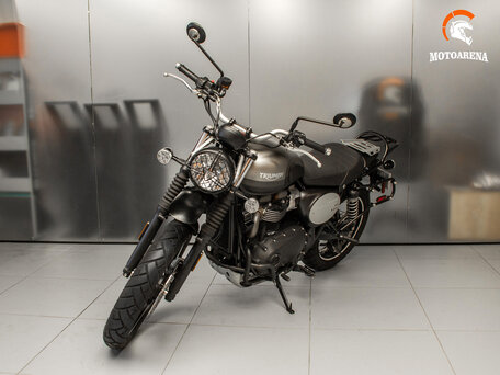 2021 Triumph Scrambler, чёрный, 960710 рублей, вид 4