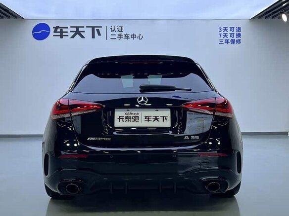 2023 Mercedes-Benz A-Класс AMG 35 AMG II (W177) Рестайлинг, чёрный - вид 4