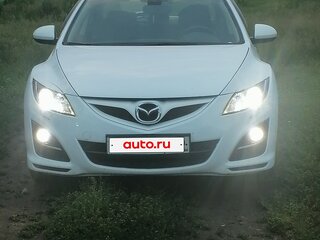 2010 Mazda 6 II (GH) Рестайлинг, белый, 850000 рублей, вид 1