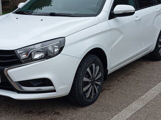 2019 Lada (ВАЗ) Vesta SW I, белый, 700000 рублей, вид 2
