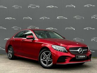 2020 Mercedes-Benz C-Класс 200 IV (W205) Рестайлинг, красный, 3577200 рублей, вид 3