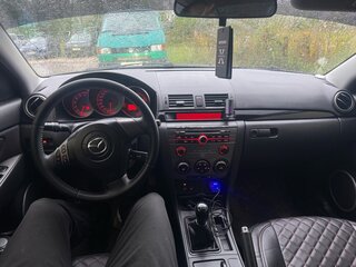 2007 Mazda 3 I (BK) Рестайлинг, чёрный, 470000 рублей, вид 3