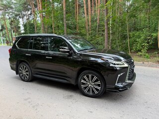 2020 Lexus LX 570 III Рестайлинг 2, чёрный, 10120000 рублей, вид 3