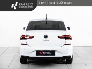 2021 Volkswagen Polo VI, белый, 1914000 рублей, вид 4