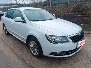 2014 Skoda Superb II Рестайлинг, белый, 1440000 рублей, вид 3