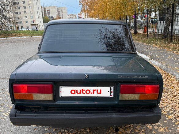 2008 Lada (ВАЗ) 2107, зелёный, 90000 рублей - вид 3