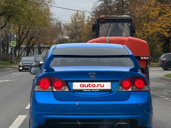 2008 Honda Civic VIII, синий, 430000 рублей - вид 6