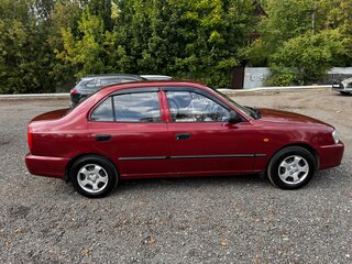2005 Hyundai Accent ТагАЗ II, красный, 300000 рублей, вид 4