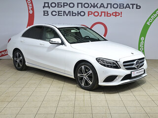 2019 Mercedes-Benz C-Класс 180 IV (W205) Рестайлинг, белый, 3890000 рублей, вид 3