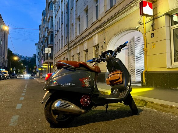 2002 Vespa LXV 125, фиолетовый, 264000 рублей - вид 16