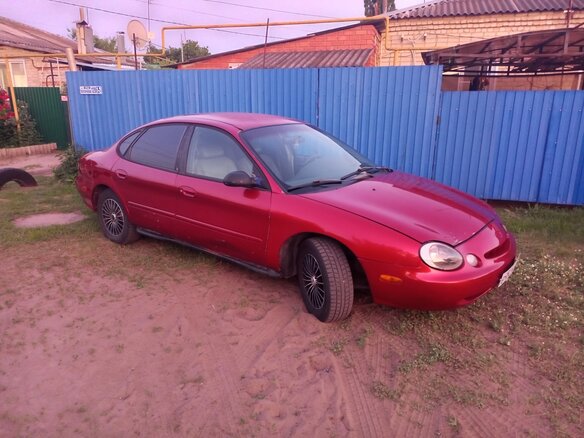 1996 Ford Taurus III, красный, 240000 рублей - вид 14