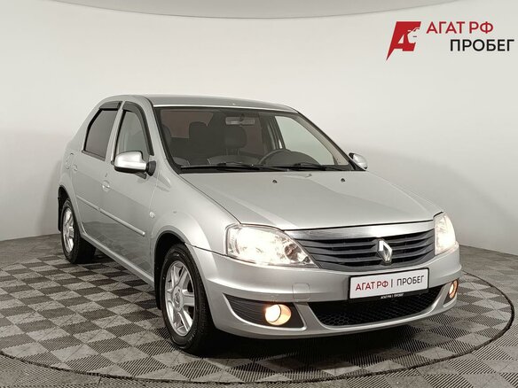 2012 Renault Logan I Рестайлинг, серебристый, 635000 рублей