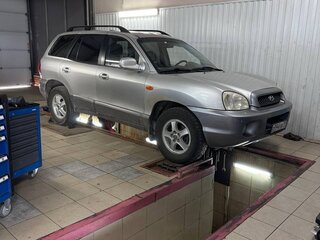 2002 Hyundai Santa Fe I, серебристый, 670000 рублей, вид 1