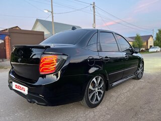2014 Lada (ВАЗ) Granta I, чёрный, 420000 рублей, вид 4