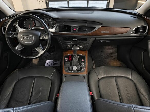 2014 Audi A6 IV (C7), чёрный, 1600000 рублей - вид 9