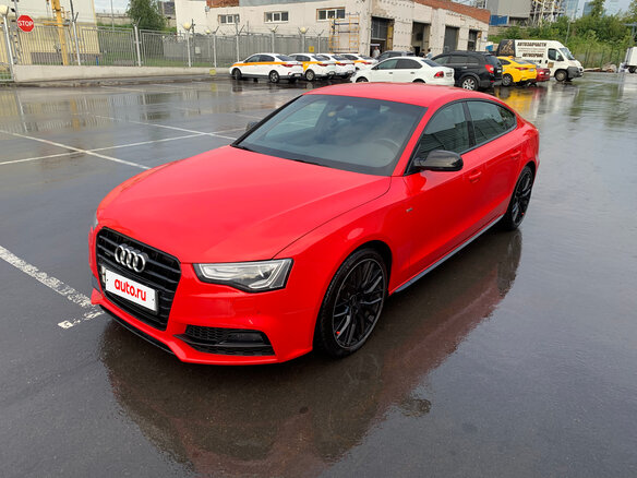 2016 Audi A5 I (8T) Рестайлинг, красный - вид 6