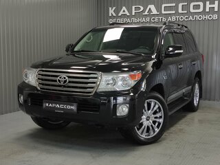 2014 Toyota Land Cruiser 200 Series Рестайлинг 1, чёрный, 3190000 рублей, вид 1
