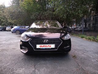 2017 Hyundai Solaris II, чёрный, 1250000 рублей, вид 1