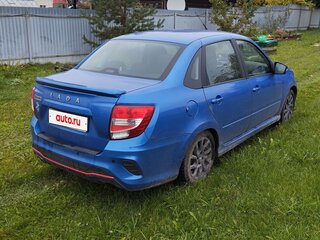 2021 Lada (ВАЗ) Granta Drive Active I Рестайлинг, синий, 790700 рублей, вид 3