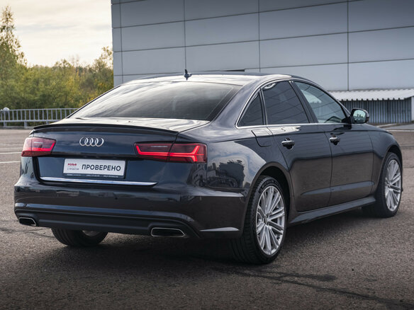 2016 Audi A6 IV (C7) Рестайлинг, синий, 2397000 рублей - вид 4