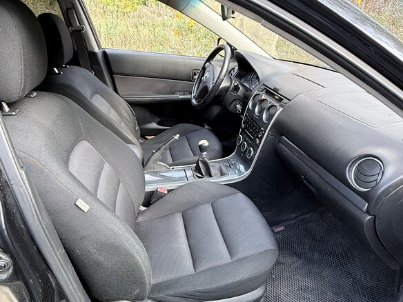 2006 Mazda 6 I (GG) Рестайлинг, чёрный - вид 5