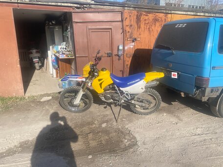 2005 Hyosung RX125, жёлтый, 130000 рублей, вид 2