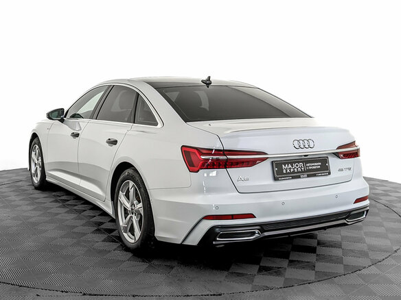 2021 Audi A6 45 TFSI V (C8), белый, 4120000 рублей - вид 6