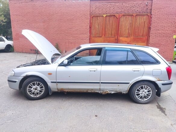 2000 Mazda 323 VI (BJ), серебристый, 120000 рублей - вид 5