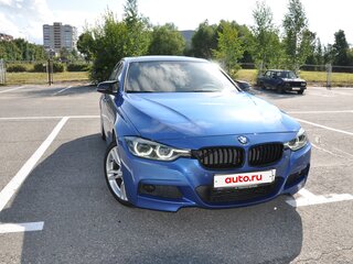 2017 BMW 3 серии 320i xDrive VI (F3x) Рестайлинг, синий, 2500000 рублей, вид 2