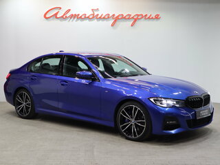 2021 BMW 3 серии 320d xDrive VII (G2x), синий, 3990000 рублей, вид 4