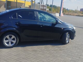 2012 Chevrolet Aveo II, чёрный, 595000 рублей, вид 4