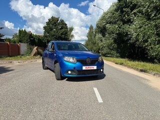 2014 Renault Logan II, синий, 340000 рублей, вид 4