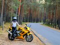 1997 Honda VTR 1000, золотистый - вид 7