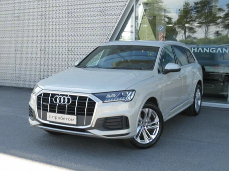2021 Audi Q7 45 TDI II (4M) Рестайлинг, бежевый, 6595000 рублей, вид 1