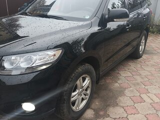 2011 Hyundai Santa Fe II Рестайлинг, чёрный, 1180000 рублей, вид 2