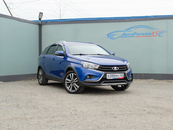 2021 Lada (ВАЗ) Vesta SW Cross I, синий, 1085000 рублей - вид 4