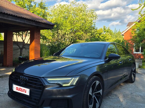 2019 Audi A6 45 TFSI V (C8), серый, 3550000 рублей - вид 1