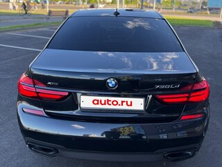 2015 BMW 7 серии Long 730Ld xDrive VI (G11/G12), чёрный, 3075023 рублей, вид 4