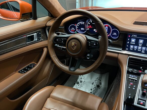 2021 Porsche Panamera 4 II Рестайлинг, оранжевый, 11800000 рублей - вид 13