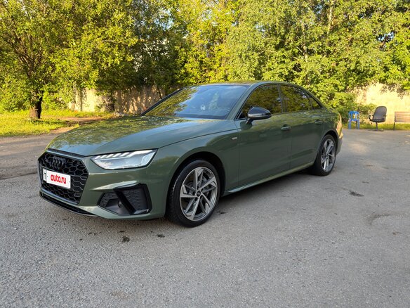 2021 Audi A4 45 TFSI V (B9) Рестайлинг, зелёный