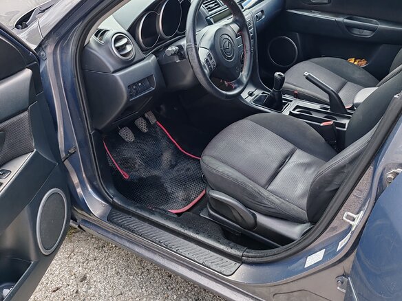 2007 Mazda 3 I (BK) Рестайлинг, серый, 630000 рублей - вид 5