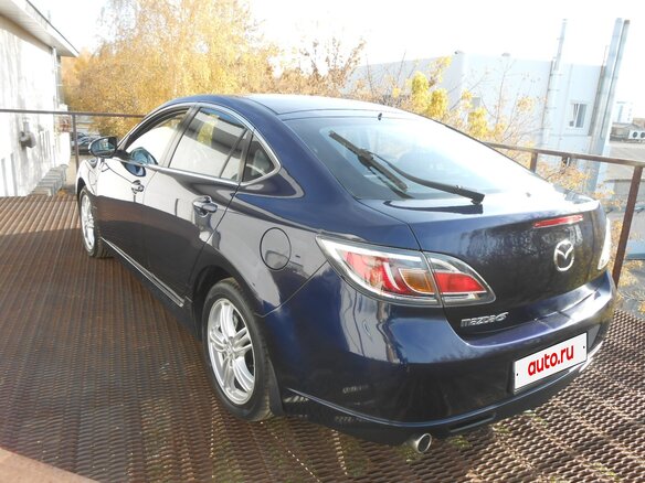 2011 Mazda 6 II (GH) Рестайлинг, синий, 1100000 рублей - вид 1
