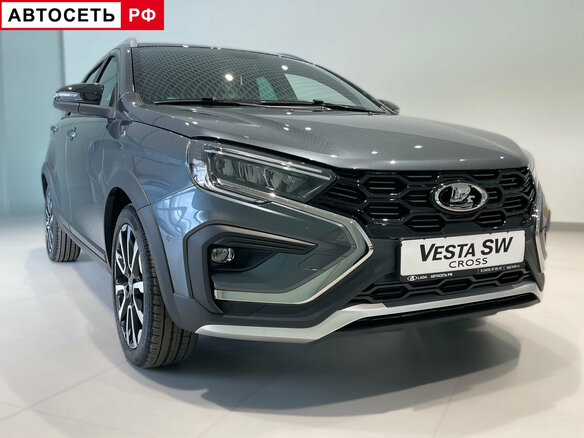 2026 Lada (ВАЗ) Vesta SW Cross I Рестайлинг (NG), серый - вид 2