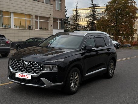 2021 Hyundai Santa Fe IV Рестайлинг, чёрный, 3390000 рублей, вид 3