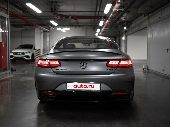 2018 Mercedes-Benz S-Класс AMG 63 AMG III (W222, C217) Рестайлинг, серый - вид 3