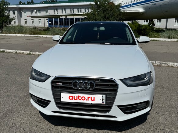 2012 Audi A4 IV (B8) Рестайлинг, белый, 1250000 рублей - вид 1
