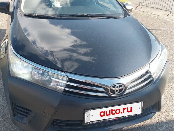 2013 Toyota Corolla XI (E160, E170, E180), чёрный, 955000 рублей - вид 1